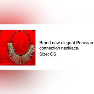 Peruvian Connection Silver Statement Necklace